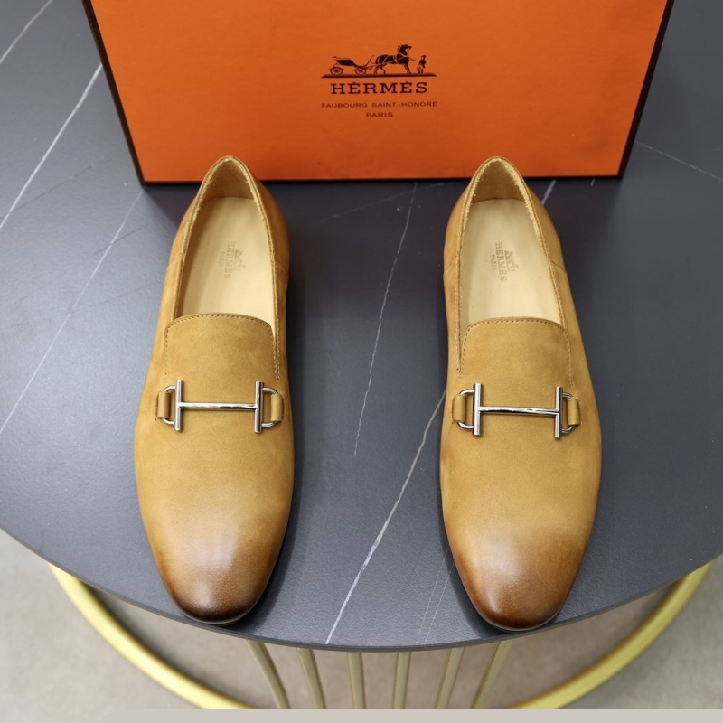 H**mes leather shoes
